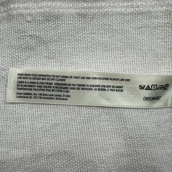 Free People Dress Womens Medium Pink Linen One Shoulder Midi Beach At Leisure - Picture 11 of 16